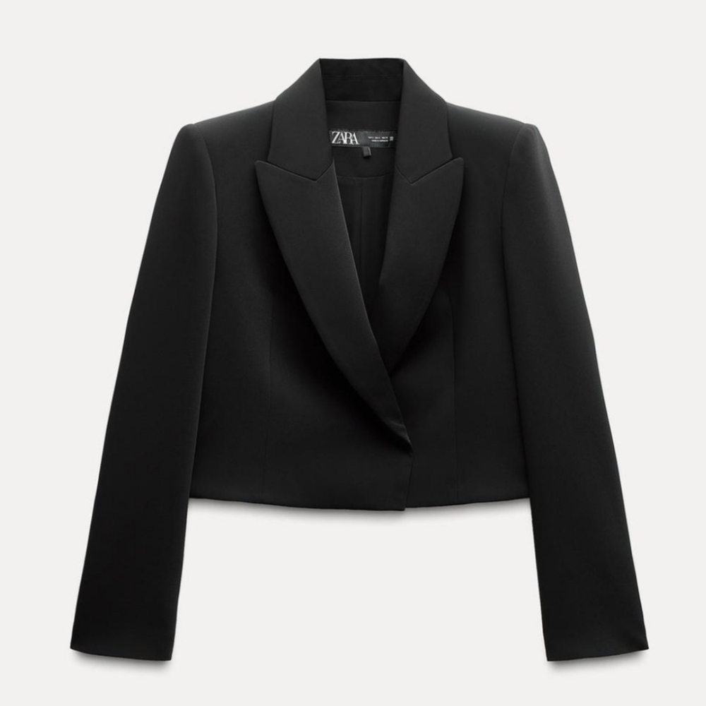 Zara Women's Elegant Black Suit Jacket